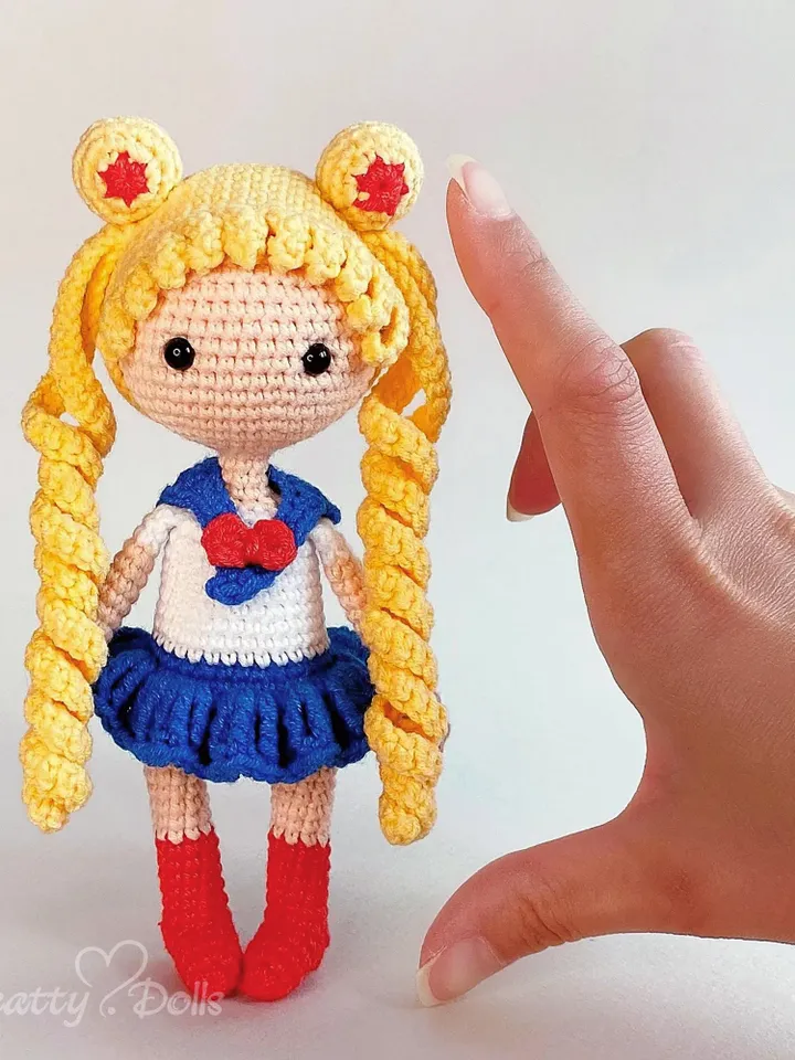 Sailor Moon Team Anime Dolls / Amigurumi Crochet Pattern (PDF)
