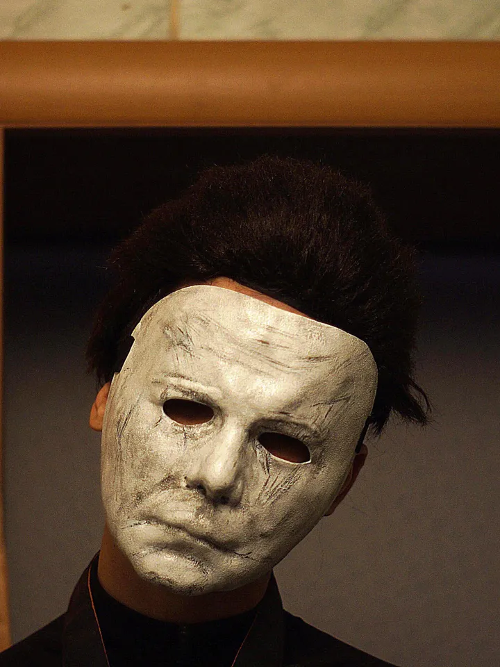 Hand made Michael Myers mask The Shape Dead By Daylight Maniac Plastic Halloween 2018 Halloween movie Halloween michael