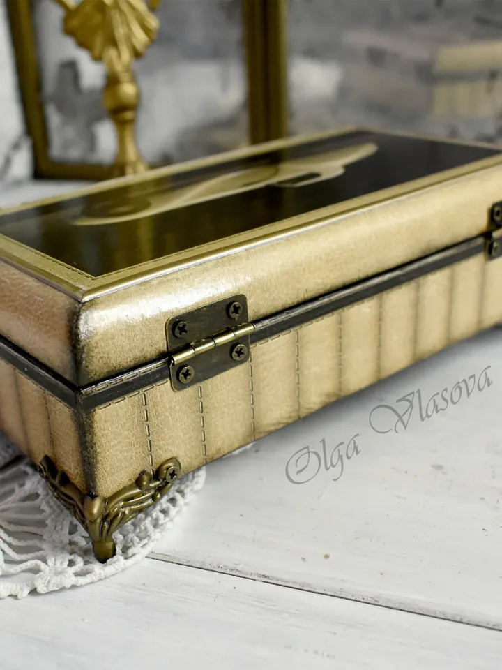 TALBOT banknote box made of solid casket for money or small items