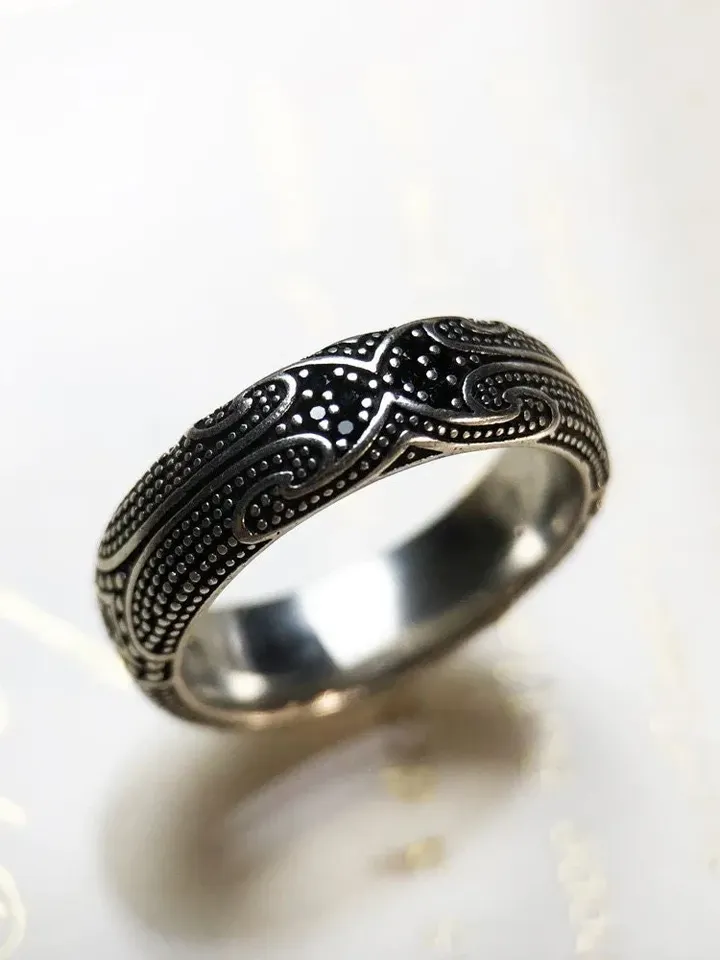 Bohemian Ring, Sterling Silver Boho Ring, Aztec Ring, Boho Ring, Unique Ring, Tribal Ring, Bohemian Rings, Boho Rings,