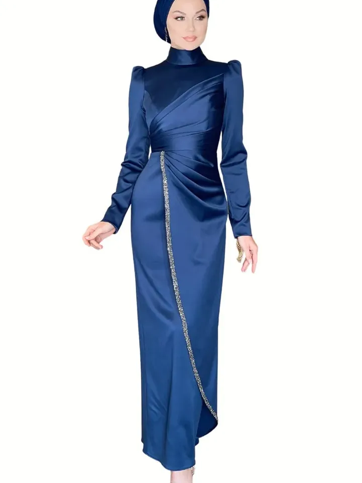 AHUNARE HIJAB - Wedding Dress, Muslim Evening Gown, Nikah, Islamic Wedding, Engagement, Bridesmaid