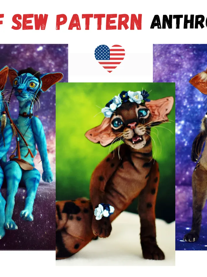 Anthro CAT PDF Sew Pattern