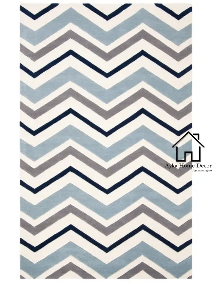 Vintage Hand Tufted 100% Pure Woolen Area Rug For Hall Kitchen Living Room Bed Room Bath Room Dining Room Kids Room Carpet / Christmas Gift