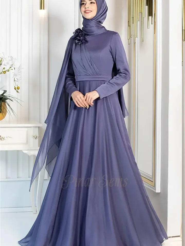 AHUNARE HIJAB - Wedding Dress, Muslim Evening Gown, Nikah, Islamic Wedding, Engagement, Bridesmaid