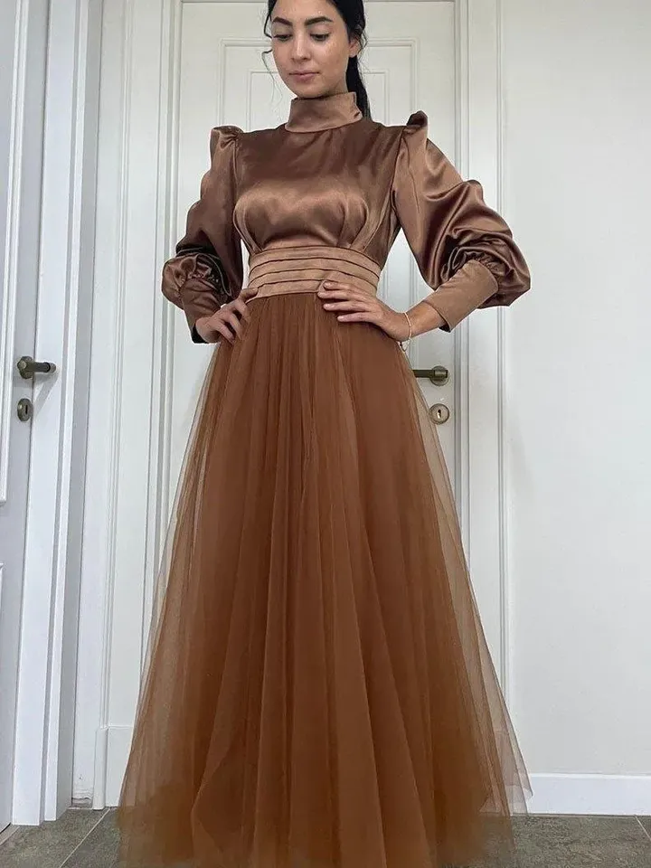 AHUNARE HIJAB - Wedding Dress, Muslim Evening Gown, Nikah, Islamic Wedding, Engagement, Bridesmaid