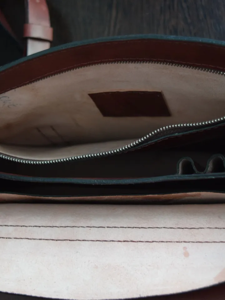 Leather Briefcase pattern- Leather Bag PDF - Briefcase Template - PDF Bag - Leather PDF Template