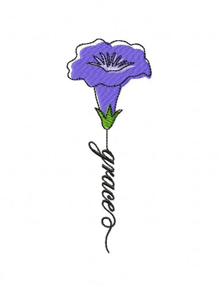 8 Calligraphy Blooms Embroidery Design Pack,Instant Download,Applique Design,digital file,happy valentines day,Rose,crazy love ,i love you