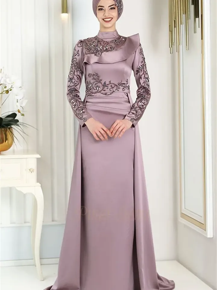 AHUNARE HIJAB - Wedding Dress, Muslim Evening Gown, Nikah, Islamic Wedding, Engagement, Bridesmaid