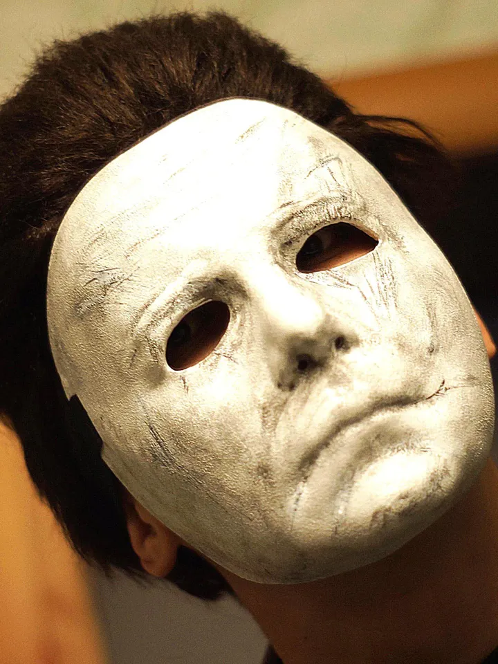Hand made Michael Myers mask The Shape Dead By Daylight Maniac Plastic Halloween 2018 Halloween movie Halloween michael