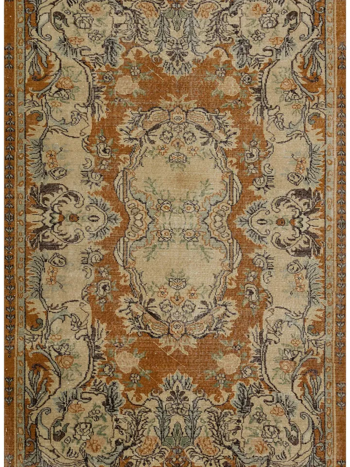 Add a Touch of Nature to Your Living Room with this Natural Turkish Rug
