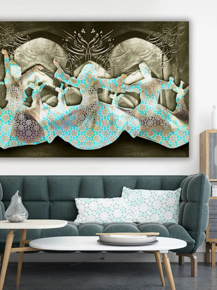I WAS DEAD | Persian Wall Art | Persian Calligraphy Wall Art | Traditional Persian Gift | Persian Art