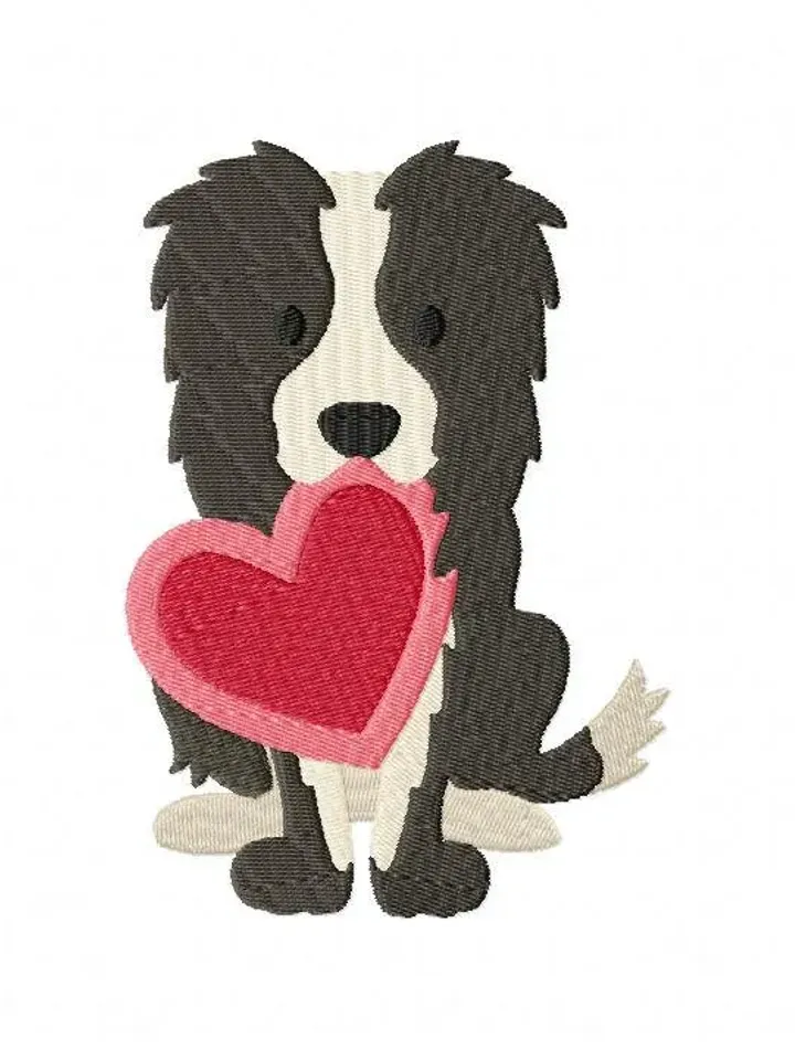 50% off,7 Puppy Love Embroidery Design,Gnomes Machine,7 sizes,Instant Download,Dog,Basset Hound,Border Collie,Boston Terrier,Boxer,Bull.