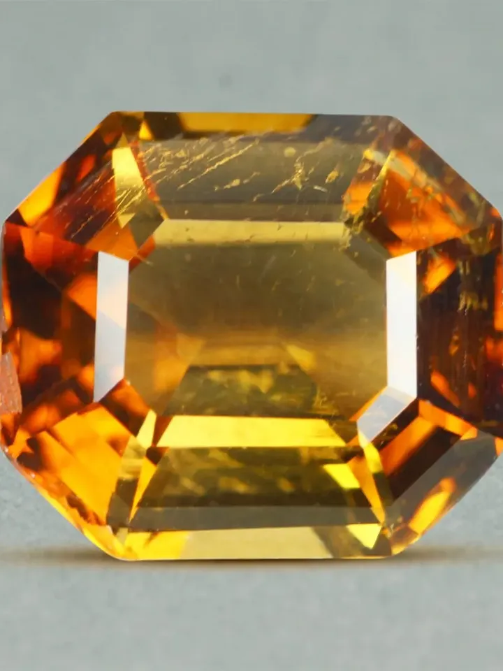 3.75 CT Magnificent Ultra ! Rare Unheated 100% Natural Honey color yellow Tourmaline