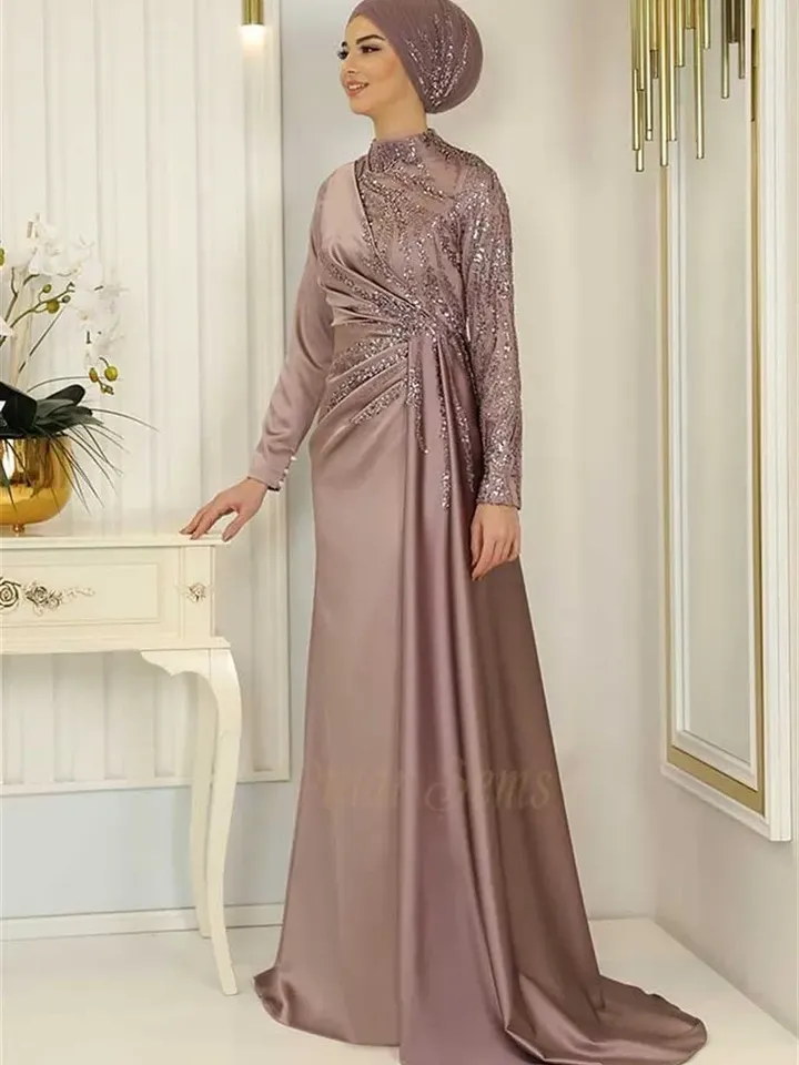 AHUNARE HIJAB - Wedding Dress, Muslim Evening Gown, Nikah, Islamic Wedding, Engagement, Bridesmaid