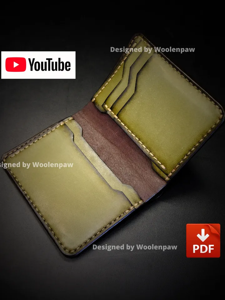 ID - wallet - leather pattern.BF21