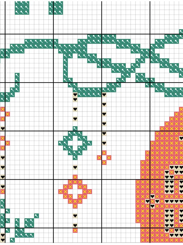Christmas Cross Stitch Pattern. New Year cross stitch. Text cross stitch.