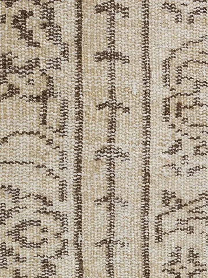Boho Chic Turkish Rug - Natural Oushak Carpet for Bohemian Home Decor - 176x283 cm