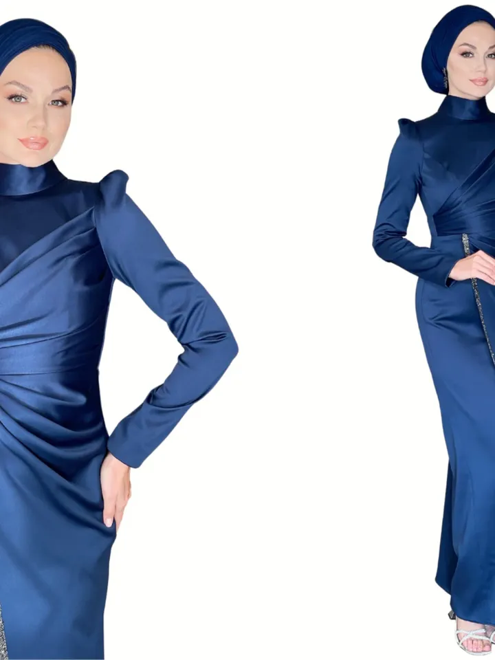 AHUNARE HIJAB - Wedding Dress, Muslim Evening Gown, Nikah, Islamic Wedding, Engagement, Bridesmaid