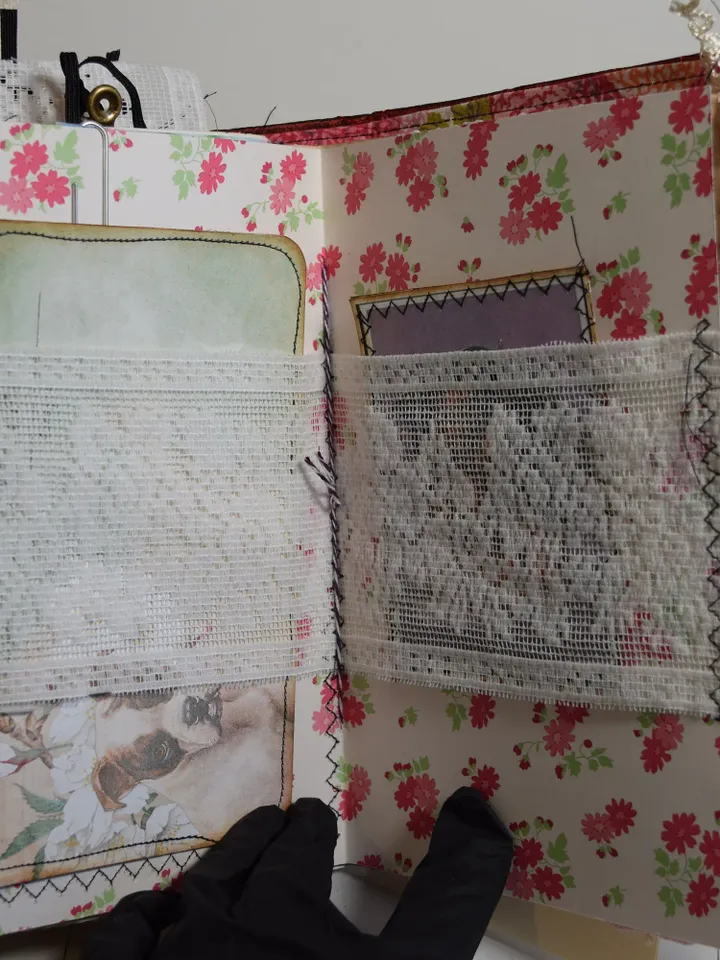 Dog Themed Handmade Junk Journal