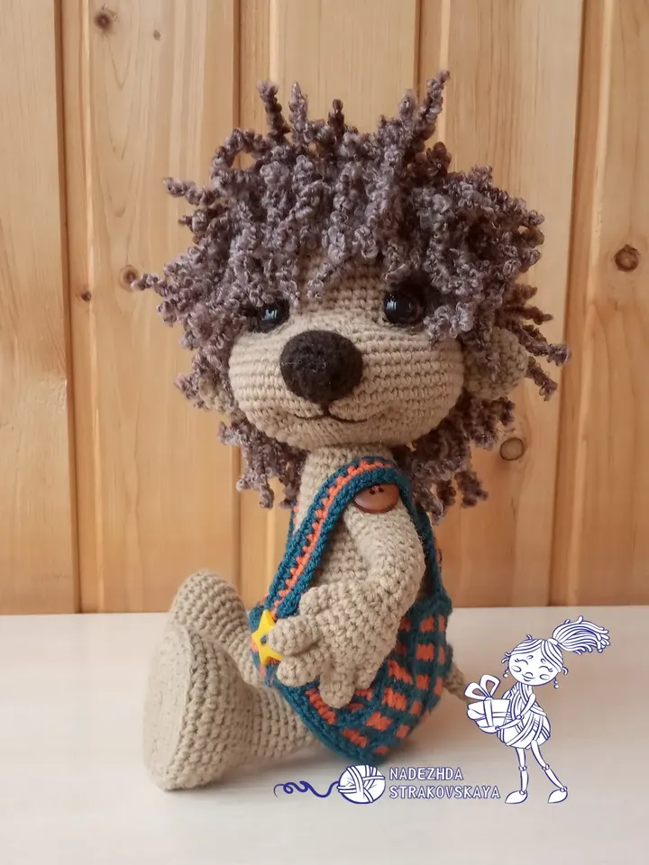 Hedgehog Fedor adorable crochet and knitting pattern*