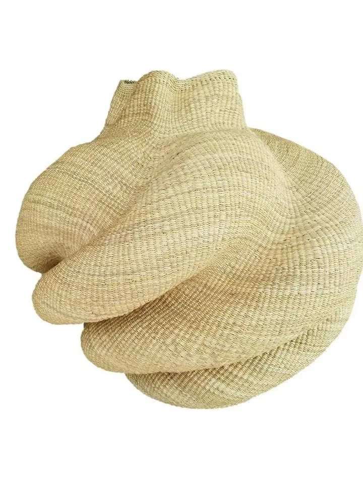 African Basket, Large Woven Basket,Bolga Basket, Flower Pot, Handmade Home Decor, Unique Home Decor, Home Decor Modern Living Room