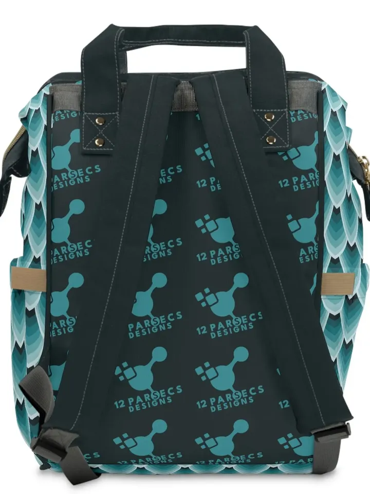 Dragon Scale Backpack | TTRPG Game Bag, DnD Backpack, Tabletop Roleplaying Game Organizer, Bag of Holding, DnD Gift, Lord of the Rings
