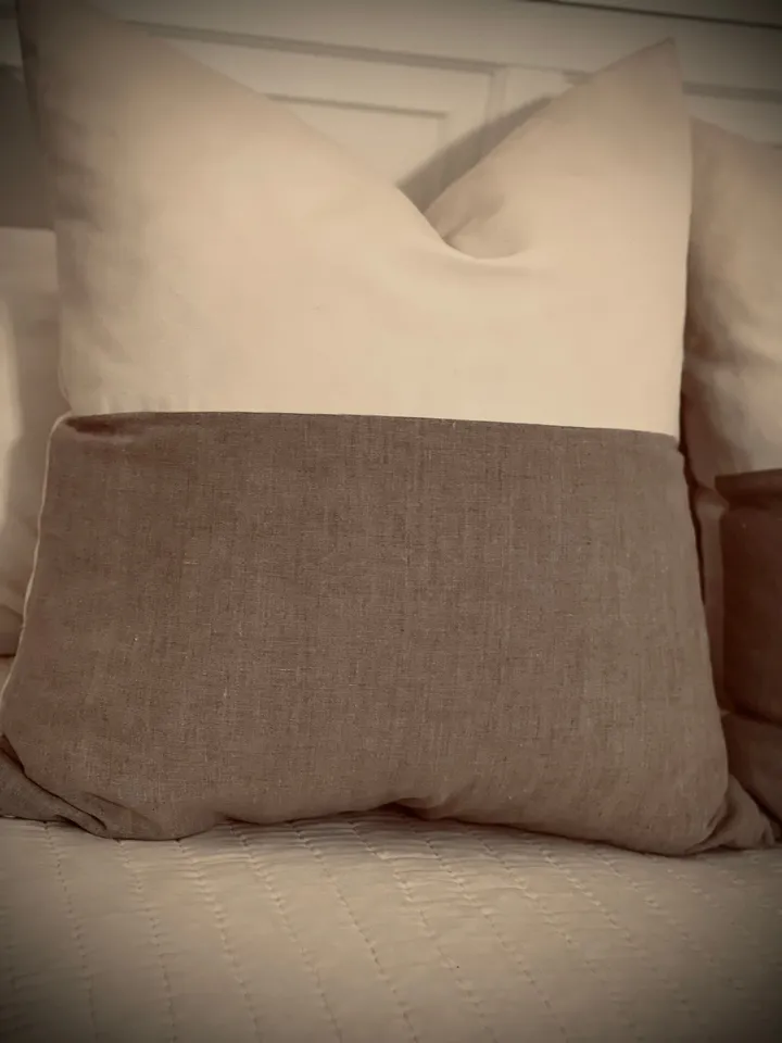 Simple Elegance Canvas Linen Pillow