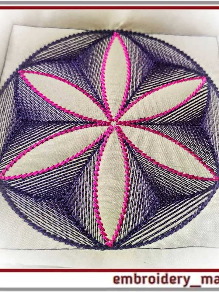 Quilt Block 28 Machine Embroidery Designs - 6 Sizes