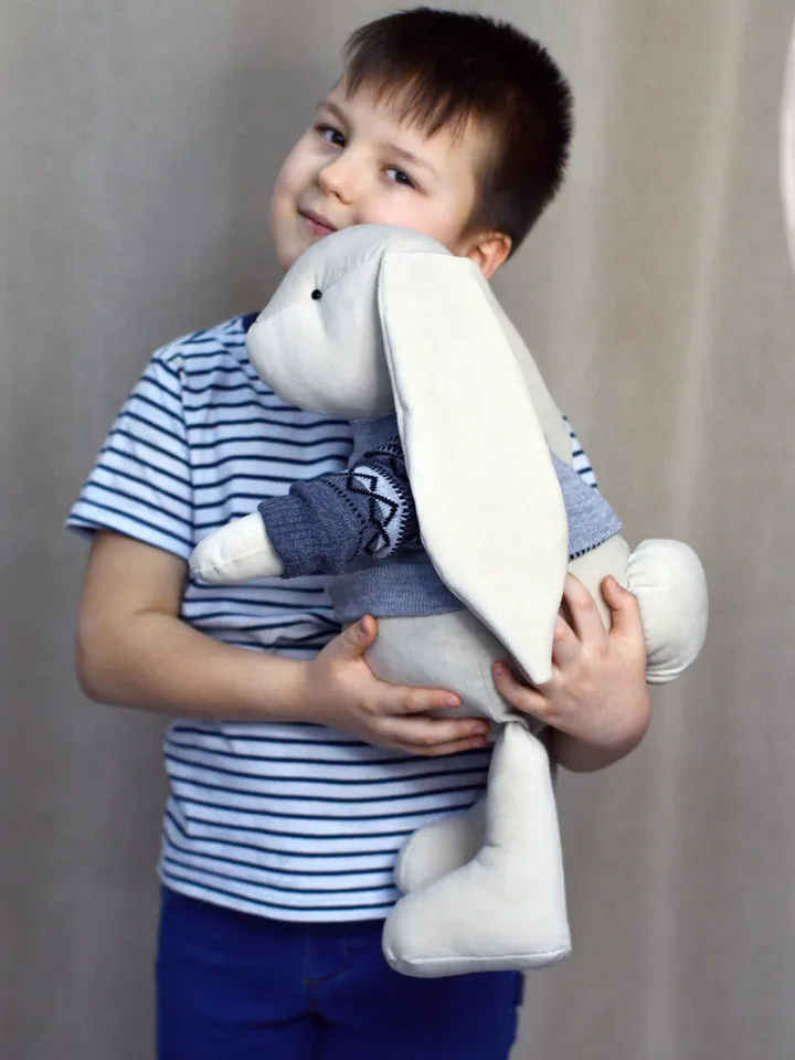 Big Bunny Stuffed Toy - Perfect for Interior Decoration|