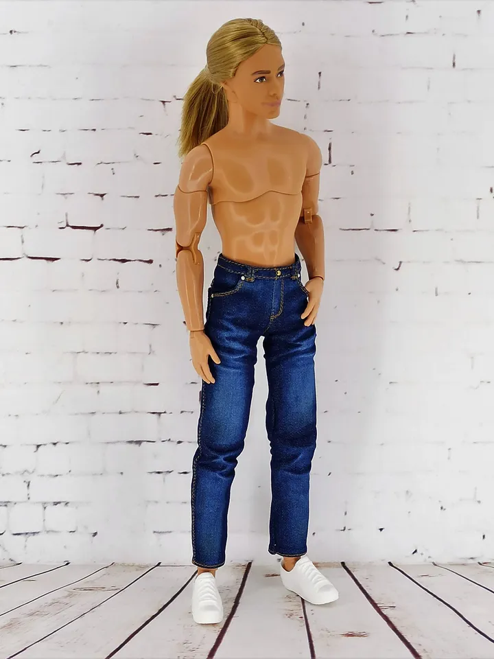Dark blue jeans for Ken doll and other similar dolls