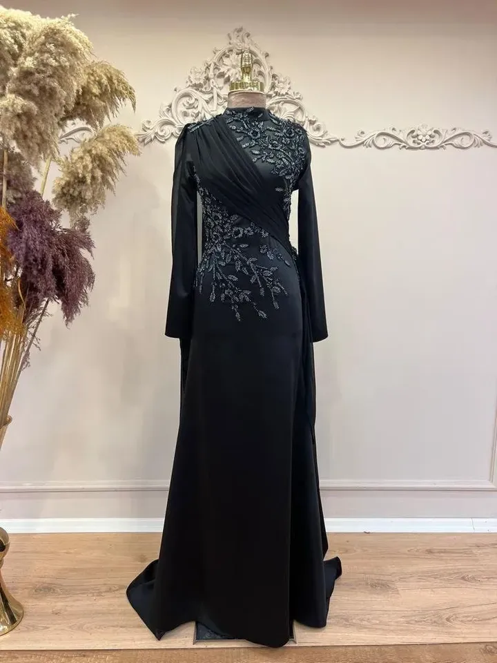 AHUNARE HIJAB - Wedding Dress, Muslim Evening Gown, Nikah, Islamic Wedding, Engagement, Bridesmaid