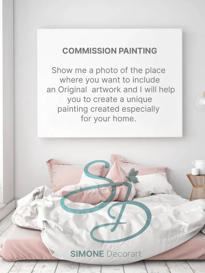 Custom Painting From Photo, Commission Painting, Painting From Photo on Canvas, Made to Order Original Painting, Abstract Paintings