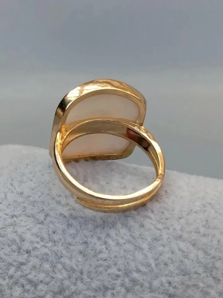 Mother of Pearl Ring, Pearl Ring, Pearl Ring Gold, Gold Pearl Ring, Adjustable Pearl Ring