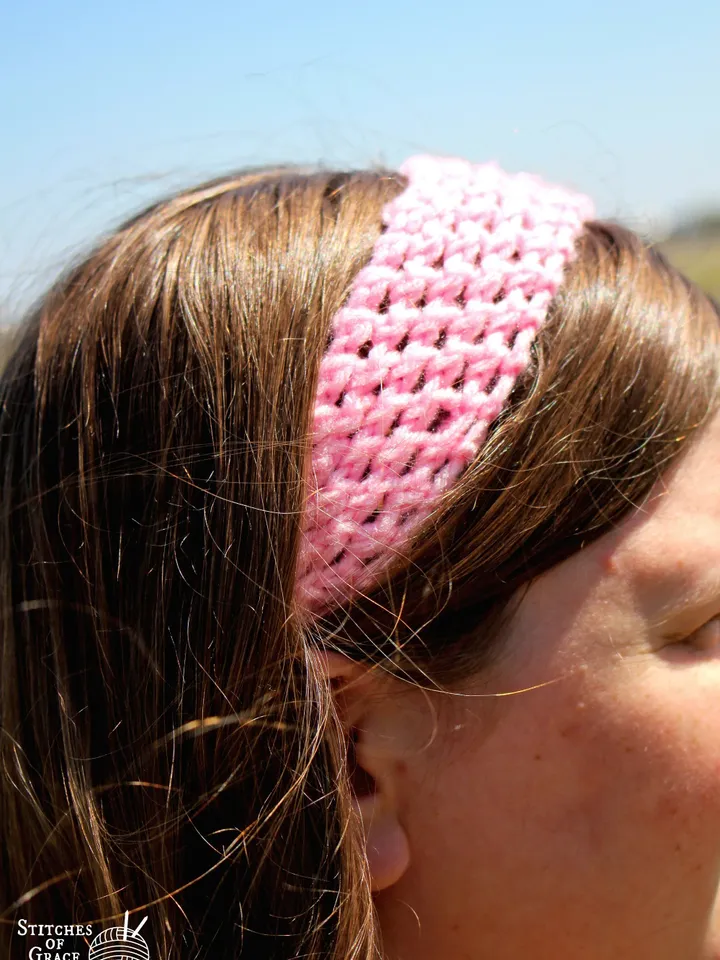 Wide Knit Yarn Headband for Ladies and Girls, Mother's Day Gifts for Her, Crochet Yarn Gift Ideas, Easter Outfit Accessories, Photography