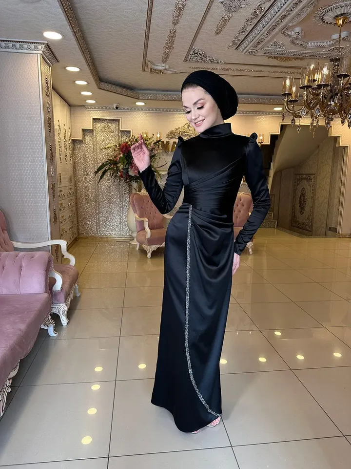 AHUNARE HIJAB - Wedding Dress, Muslim Evening Gown, Nikah, Islamic Wedding, Engagement, Bridesmaid