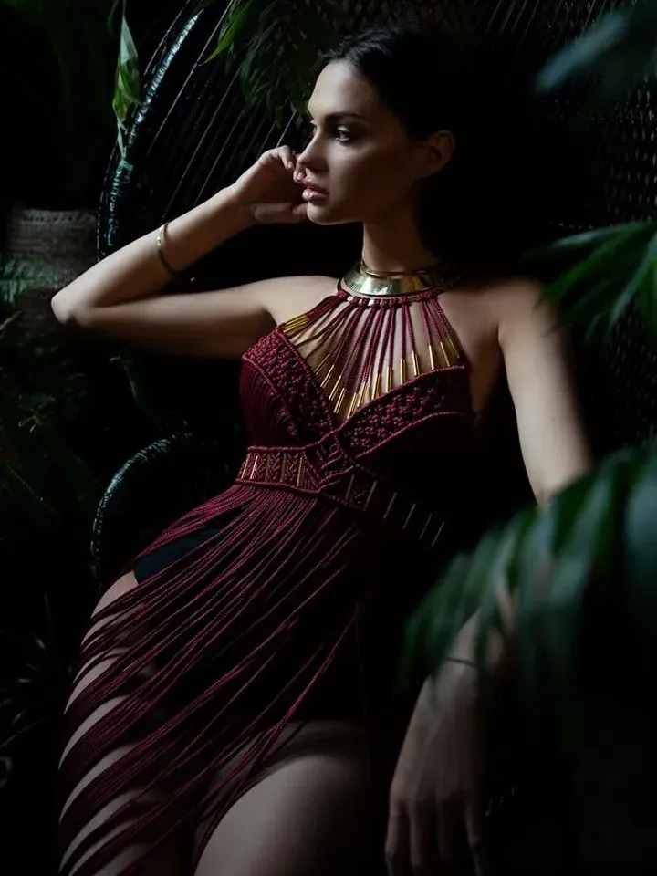 Madeira Macrame Dress