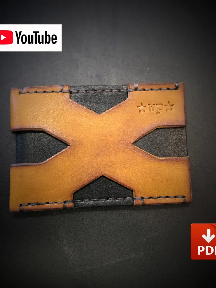 X-Pocket wallet - leather wallet by Woolenpaw MW5