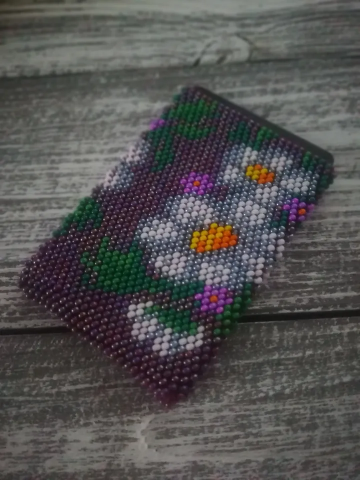 Bead Crochet Pattern   , Crochet cardholder  ,  cardholder crochet pattern