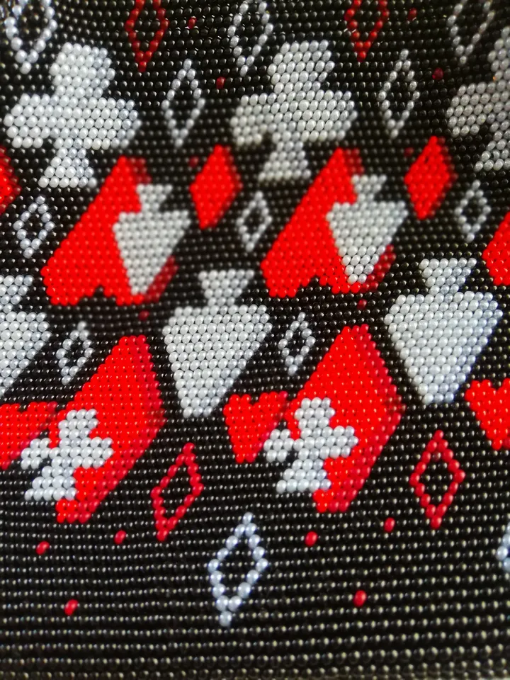 Bead Crochet Pattern , Ladies' Wallet Cute Purse with a bow for coins , Beaded Wallet