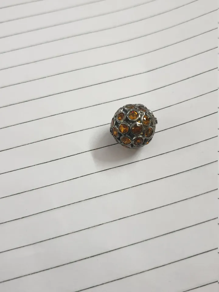 Micro Pave Beads, CZ Beads, Multi CZ Beads, 925 Sterling Silver Beads, Pave Spacer Beads, 12MM Round Ball Beads, Shamballa Ball Beads