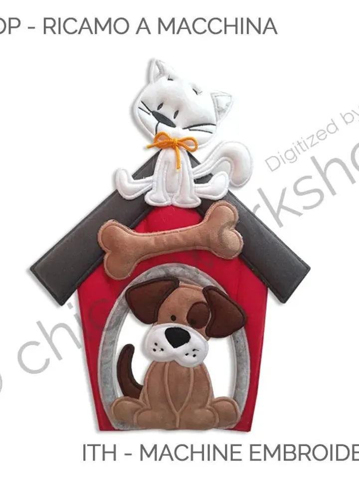 ITH Pet Friends - Ricamo a macchina con tutorial