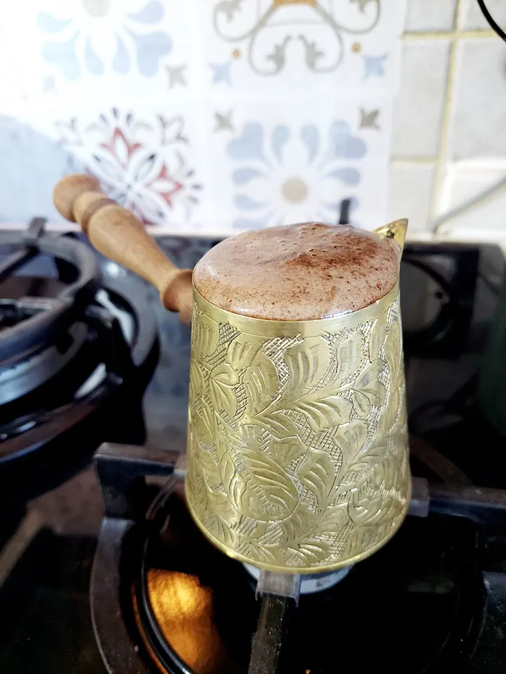 Special Mixing Ottoman Style Turkish Coffee
