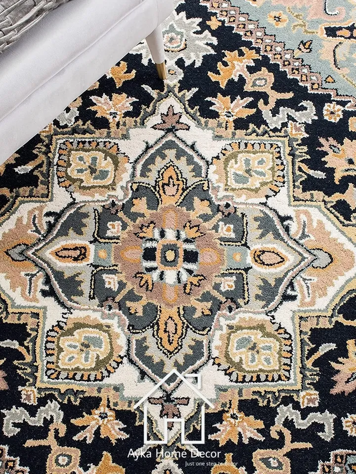 Ayka Persian Handmade Tufted 100% Fine wool Trending carpets and rugs for Living Room and for kids room / Modern Persian Rug / Christmas Rug