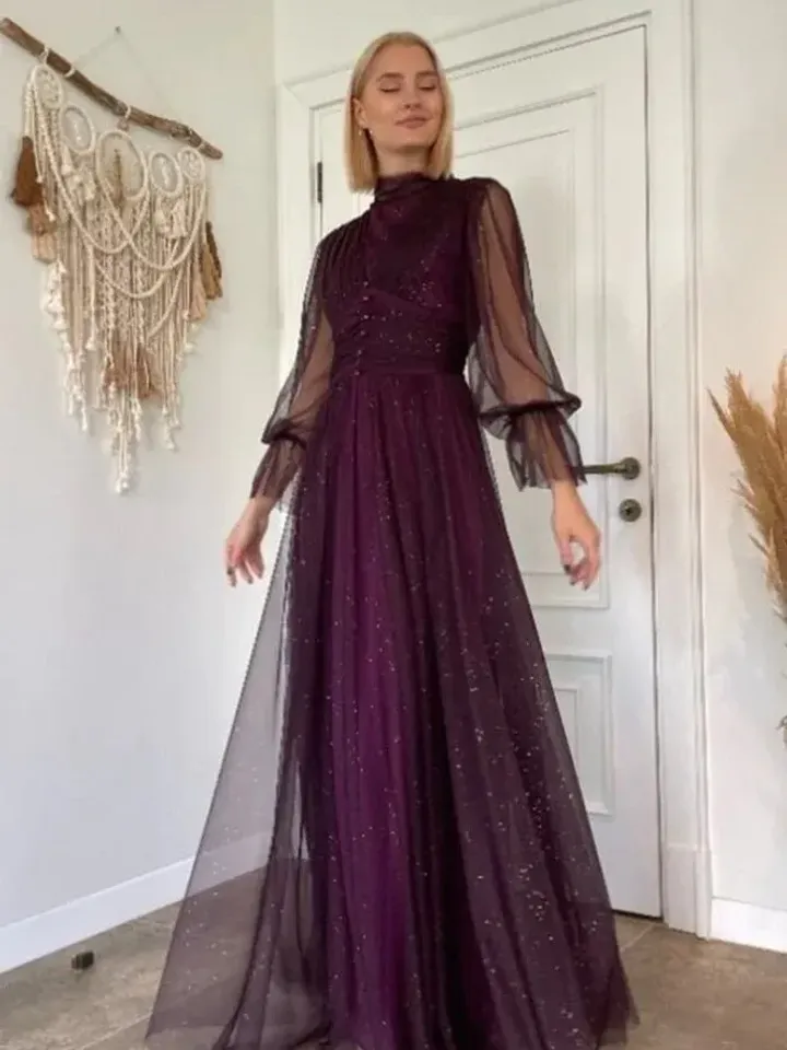 AHUNARE HIJAB - Wedding Dress, Muslim Evening Gown, Nikah, Islamic Wedding, Engagement, Bridesmaid