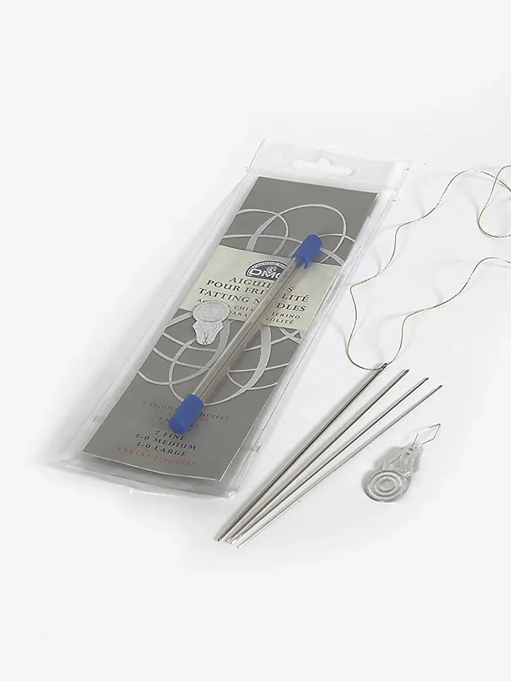 4 Tatting Needle DMC length 4,9" Size 3-5-7-8