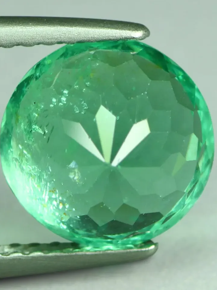 3.25 Ct Wonderful Fire Sparkling 100% Natural Paraiba Blue Green Apatite Gemstone