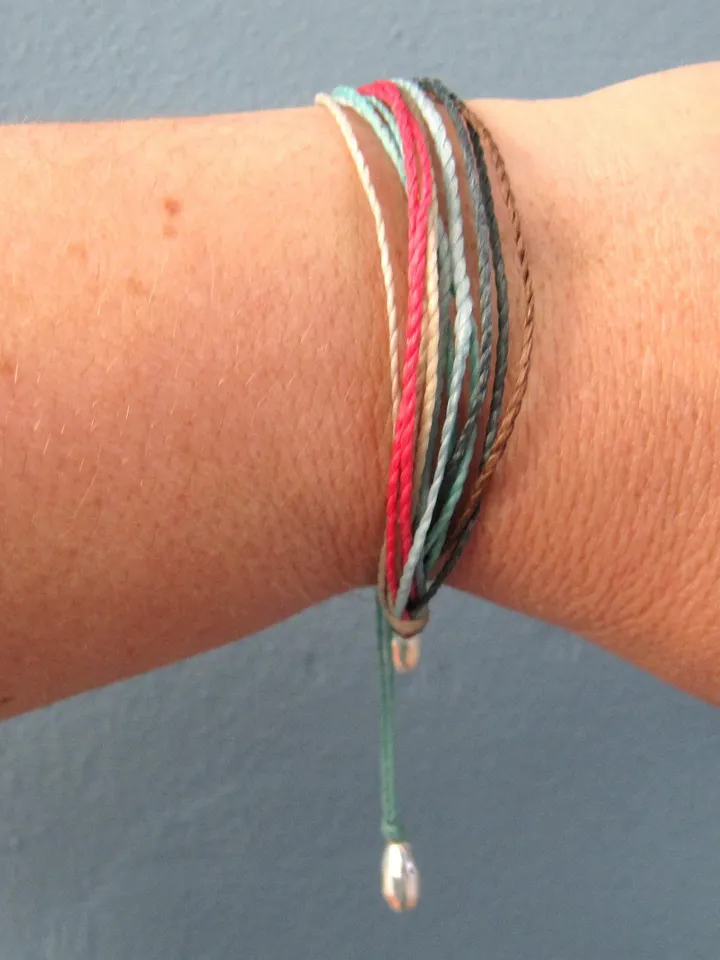 Macrame bracelet, boho bracelet, hippie bracelet, women bracelet, gift for women, multistrand bracelet, summer jewelry, macrame jewelry