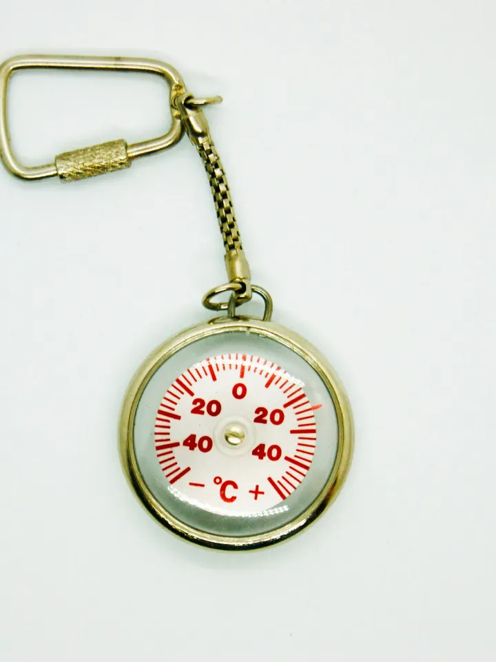 SOVIET SOUVENIR keychain thermometer MOSCOW