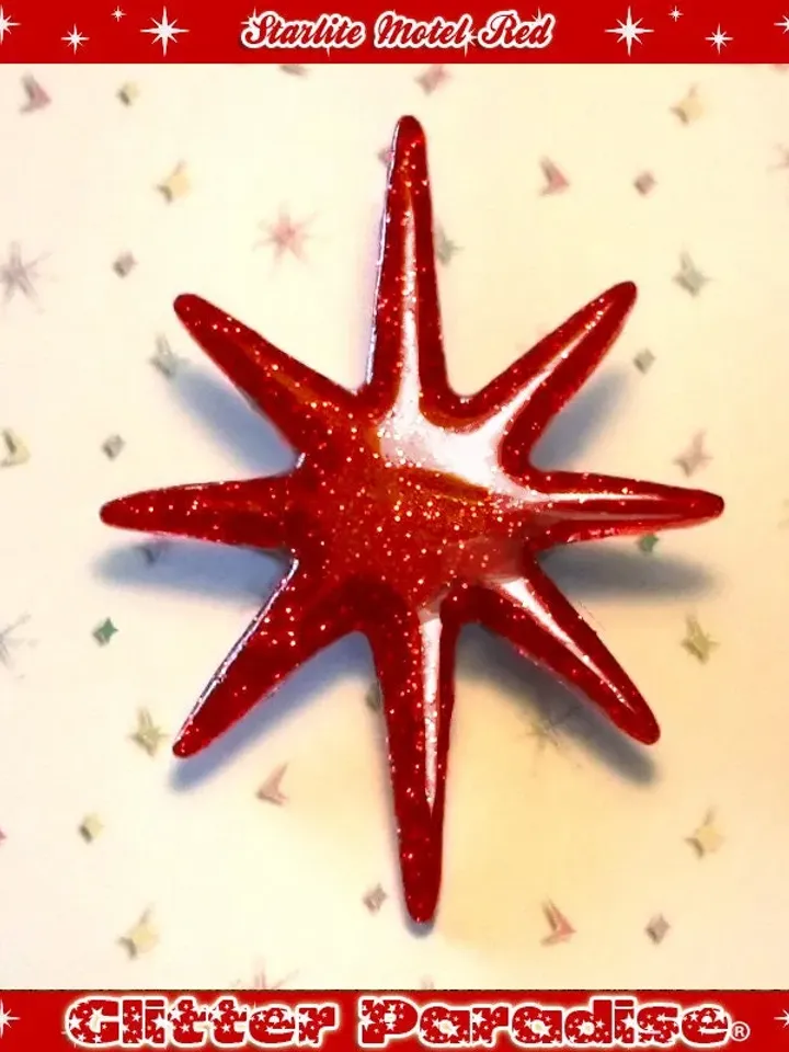Motel Starlite - Brooch - Starlite Brooch - Starburst Brooch - Retro Star - Motel Star - 50's - Mid-Century Modern - Glitter Paradise®