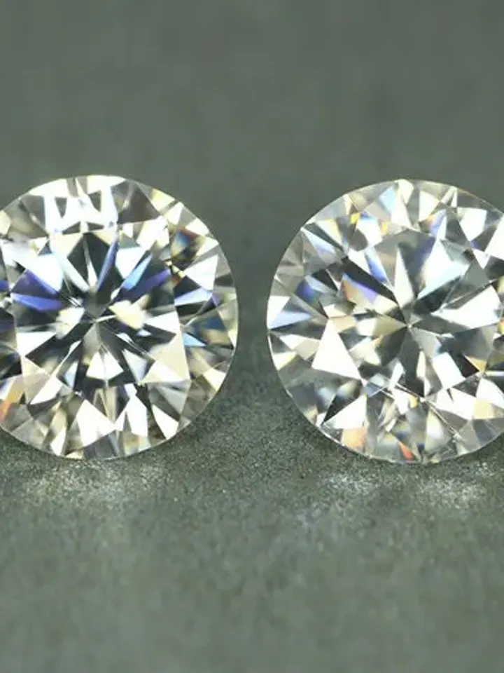 3.40 CT Flashing White Best_Pair Moissanite Loose Gemstone For Jewelry